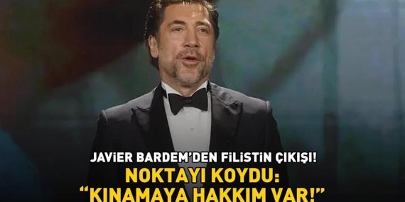 ‘Savaşa hayır!’ ve ‘Özgür Filistin’ sloganları atmıştı! Javier Bardem noktayı koydu: ‘Kınamaya hakkım var’
