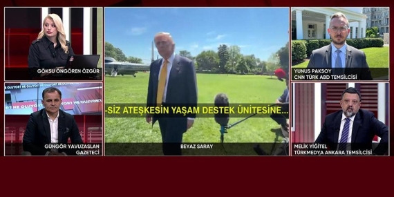 TRUMP CNN TÜRKE KONUŞTU: ÇİNLE İLİŞKİMİZ HARİKA
