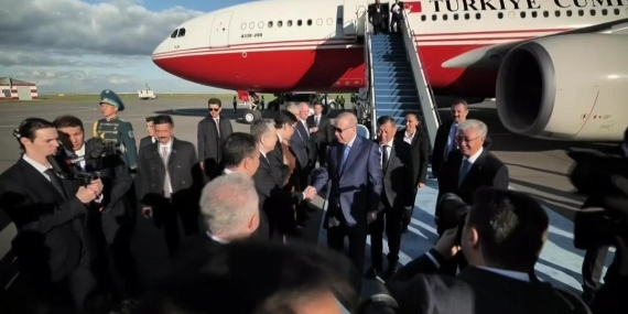 Son dakika… Cumhurbaşkanı Erdoğan, Kazakistan’da