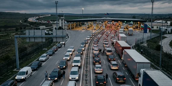 Bulgaristan’da Kapitan Andreevo Sınır Kapısı’nda bekleme süresi 10 saati aştı