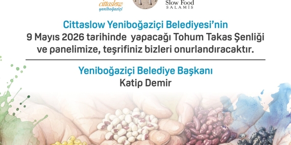 Cittaslow Yeniboğaziçi Belediyesi Tohum Takas Şenliği 9 Mayıs’ta