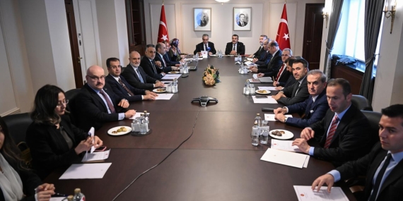 Cumhurbaşkanlığı Hukuk Politikaları Kurulu Çankaya Köşkü’nde toplandı