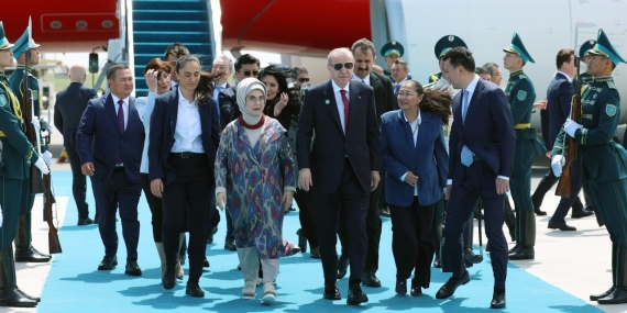 Cumhurbaşkanı Erdoğan Astana’dan Türkistan’da