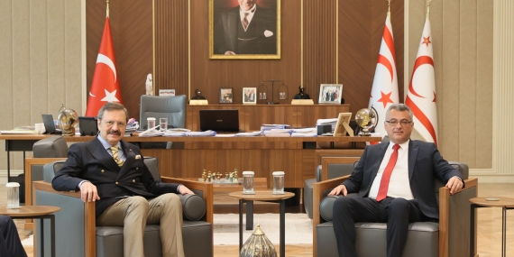 Erhürman, Hisarcıklıoğlu’nu kabul etti