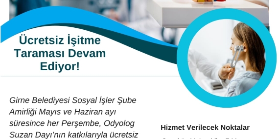 Girne Belediyesi’nden ücretsiz işitme tarama testi