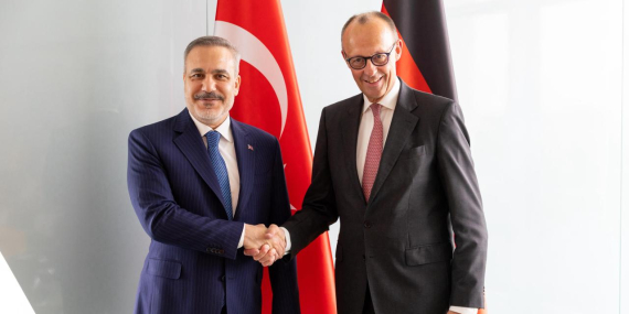 Dışişleri Bakanı Fidan, Almanya Başbakanı Merz ile görüştü