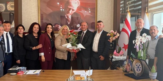 KKTC Adanalılar Kültür Dayanışma ve Aktivite Derneği heyeti Tuğlu’yu ziyaret etti