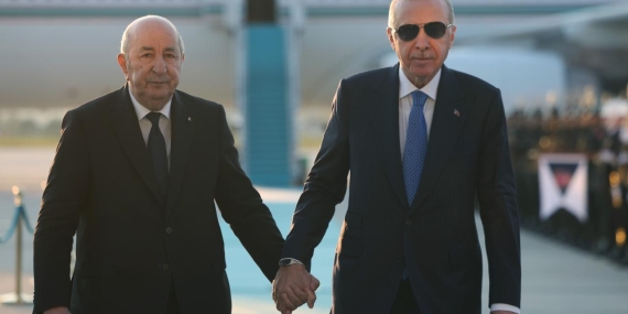 Cumhurbaşkanı Erdoğan, Cezayir Cumhurbaşkanı Tebbun’u karşıladı