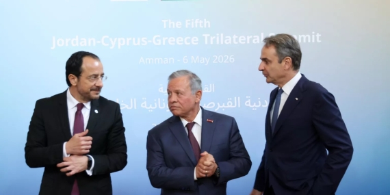 Yunanistan, Güney Kıbrıs, Ürdün 5’inci üçlü zirvesi Amman’da gerçekleştirildi