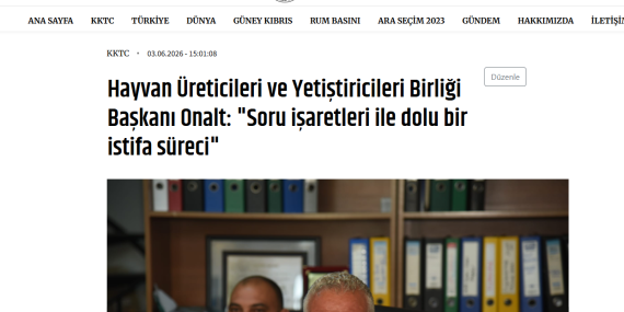 TAK’tan Hayvan Üreticileri ve Yetiştiricileri Birliği’nin İddialarına Yanıt