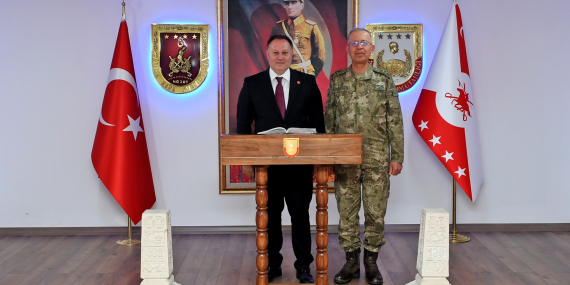 Meclis Başkanı Ziya Öztürkler, Korgeneral Zorlu Topaloğlu’nu Ziyaret Etti