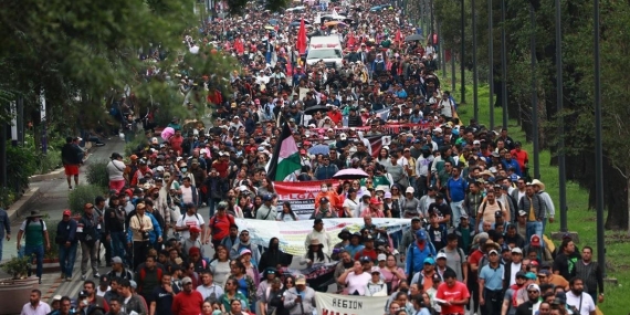 Mexico City’deki protestolar, Dünya Kupası’na gölge düşürdü