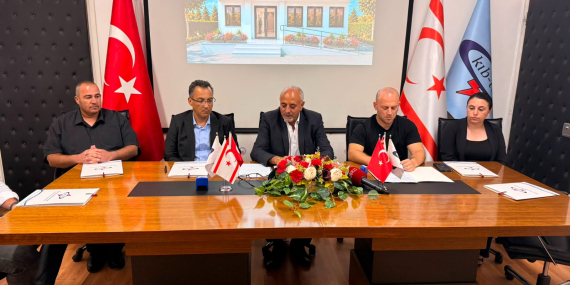 KIB-TEK’TEN LEFKE’YE YENİ HİZMET BİNASI: DÖRDÜNCÜ ŞUBENİN SÖZLEŞMESİ İMZALANDI