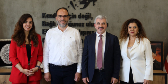 Telsim’den İskele Belediyesi’ne nezaket ziyareti