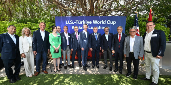 Türkiye-ABD maçı öncesinde davet düzenlendi