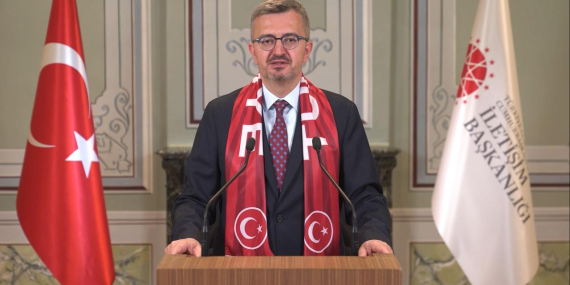 İletişim Başkanı Duran’dan A Milli Futbol Takımı’na video mesaj