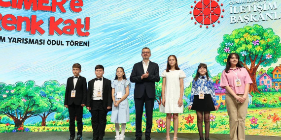 “CİMER’e Renk Kat” yarışmasında çocuklar ödüllerini aldı
