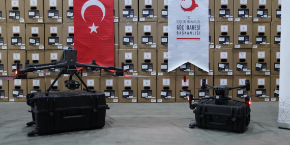 Sınır güvenliği için 391 dron envantere alındı