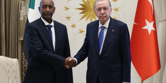 Cumhurbaşkanı Erdoğan, Sudan Egemenlik Konseyi Başkanı Burhan ile görüştü