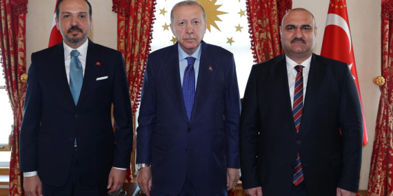 Cumhurbaşkanı Erdoğan, Kerkük Valisi Ağa’yı kabul etti