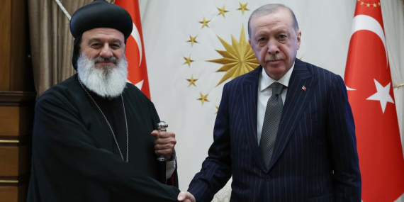 Cumhurbaşkanı Erdoğan, Süryani Ortodoks Kilisesi Patriği’ni kabul etti