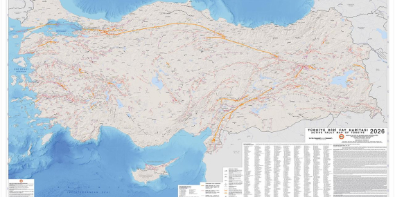 Türkiye Diri Fay Haritası’nda fay sayısı 700’e çıktı