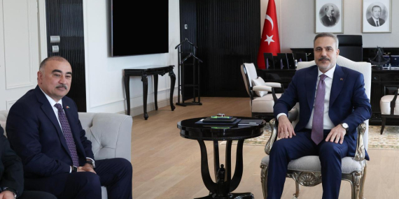 Dışişleri Bakanı Fidan, Azerbaycan’ın Ankara Büyükelçisi Memmedov’u kabul etti