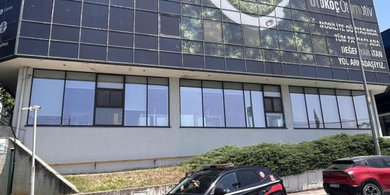 Otokoç binasına silahlı saldırıya soruşturma