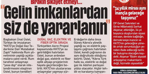 11 TEMMUZ 2026 CUMARTESİ – GAZETE MANŞETİMİZ