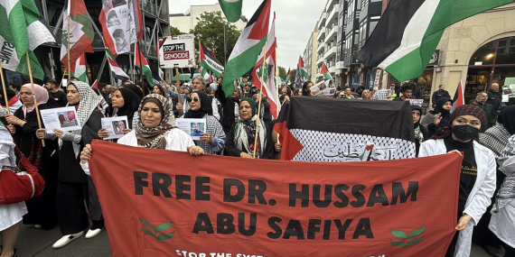 Berlin Sokaklarında Filistin’e Destek Yürüyüşü Düzenlendi