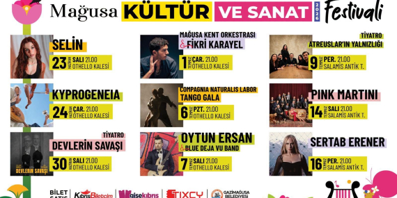 26. Uluslararası Mağusa Kültür ve Sanat Festivali’nde Tango ve Caz Rüzgarı Esecek