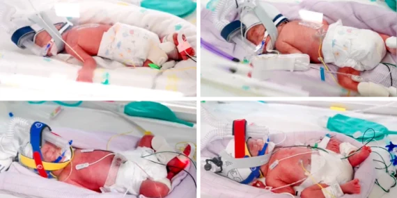 Doğal yolla tek yumurta dördüzü dünyaya geldi