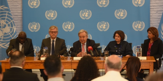BM Genel Sekreteri Guterres, sivil toplum temsilcileriyle bir araya geldi