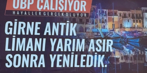 DP’den Girne Antik Limanı tartışmasına sert tepki: “Ortak emeğe çökmeyin”