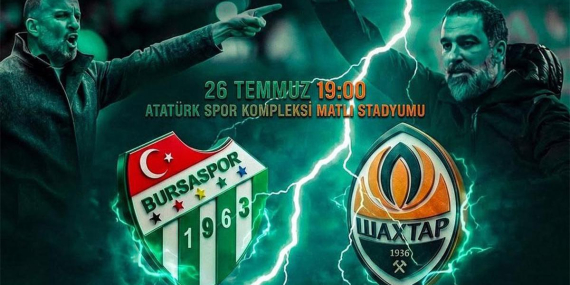 Bursaspor, Arda Turan’ın Shakhtar’ını ağırlayacak