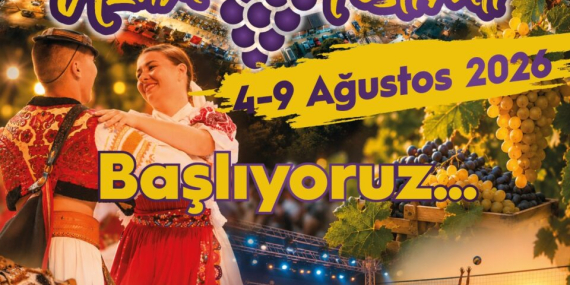 64. Mehmetçik Üzüm Festivali İçin Geri Sayım Başladı