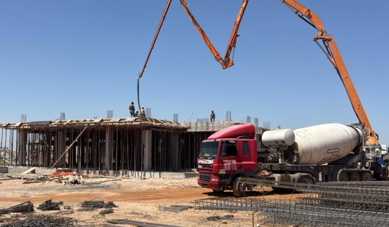 KIB-TEK’İN YENİ HİZMET BİNALARINDA ÇALIŞMALAR HIZ KESMİYOR
