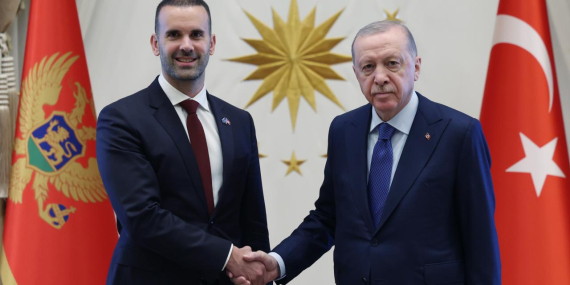 Cumhurbaşkanı Erdoğan, Karadağ Başbakanı Spajic’i kabul etti