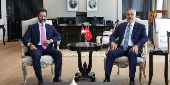 Bakan Fidan, Kubat Talabani ile bir araya geldi