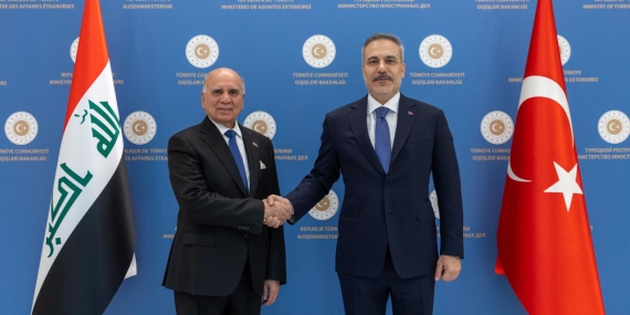 Dışişleri Bakanı Fidan, Iraklı mevkidaşı Hüseyin ile görüştü