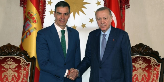 Cumhurbaşkanı Erdoğan, Pedro Sanchez ile görüştü