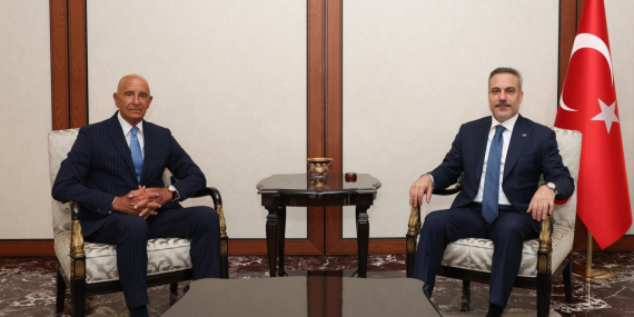 Bakan Fidan ABD’nin Ankara Büyükelçisi Barrack’ı kabul etti