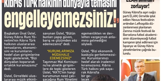 25 AĞUSTOS 2026 PAZARTESİ – GAZETE MANŞETİMİZ