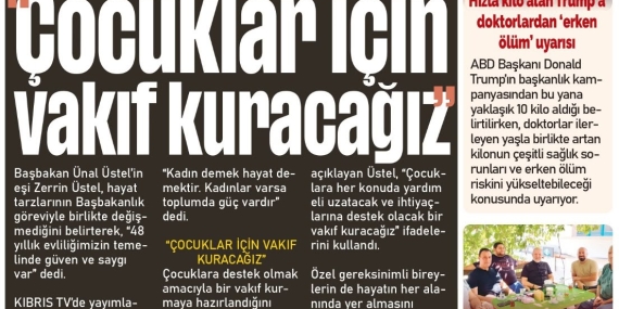 25 AĞUSTOS 2026 SALI – GAZETE MANŞETİMİZ