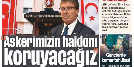 26 AĞUSTOS 2026 ÇARŞAMBA– GAZETE MANŞETİMİZ