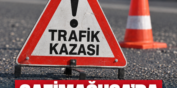 GAZİMAĞUSA’DA ARAÇ DERE YATAĞINA DEVRİLDİ: 1 AĞIR, 1 HAFİF YARALI
