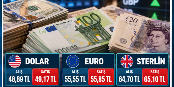 DÖVİZ GÜNE BU SEVİYELERDEN BAŞLADI: DOLAR 49,17 TL
