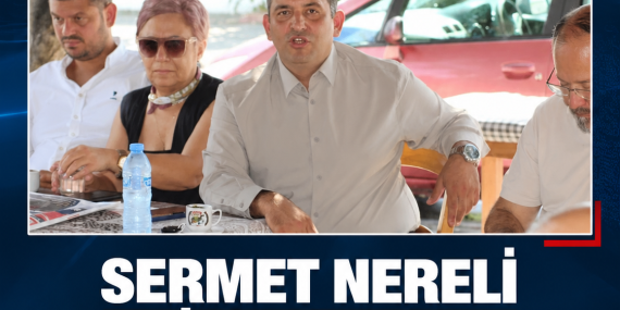 SERMET NERELİ İSKELE’DE YURTTAŞLARLA BULUŞTU