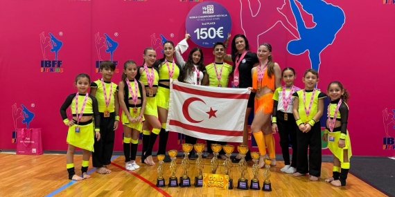 KKTC çocuk fitness sporcularından Hırvatistan’da büyük başarı