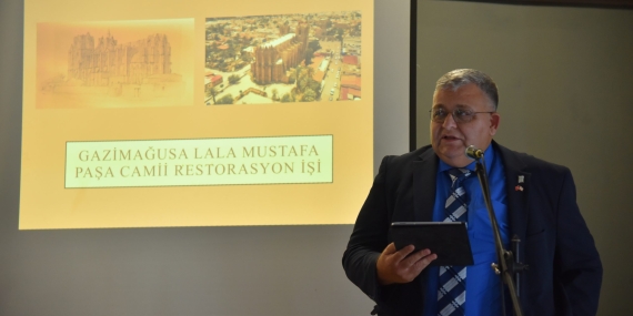 Lala Mustafa Paşa Camii ve Medresesi’ndeki restorasyon çalışmaları için bilgilendirme toplantısı yapıldı